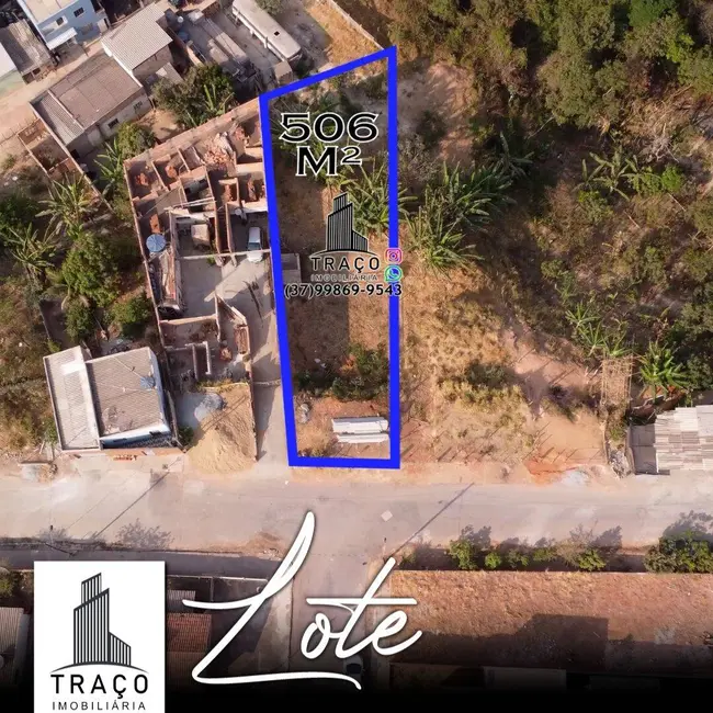 Foto 1 de Terreno / Lote à venda, 506m2 em Santo Antonio Do Monte - MG