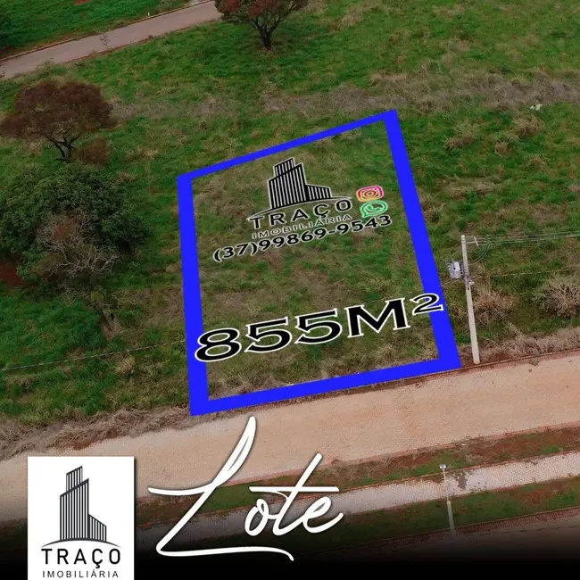 Foto 1 de Terreno / Lote à venda, 855m2 em Santo Antonio Do Monte - MG