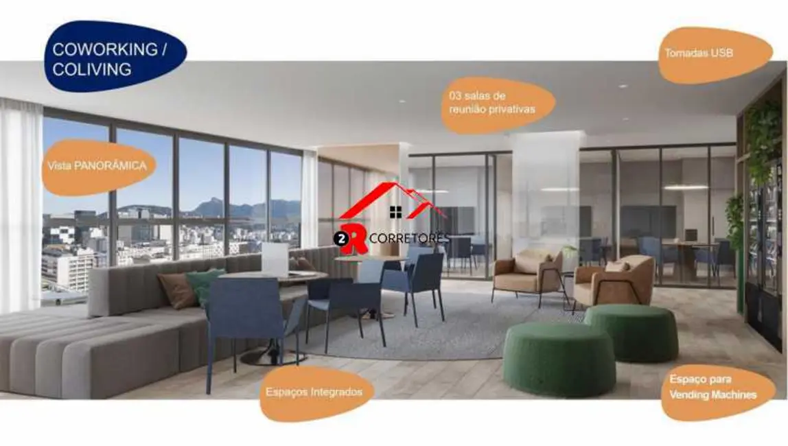 Foto 7 de Loft / Flat com 1 quarto à venda, 41m2 em Rio De Janeiro - RJ