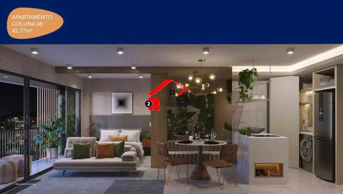 Foto 5 de Loft / Flat com 1 quarto à venda, 41m2 em Rio De Janeiro - RJ