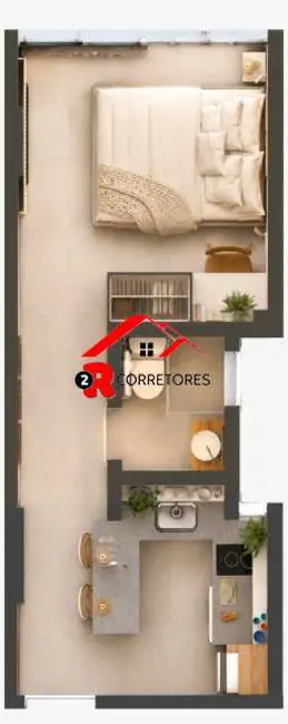 Loft / Flat com 1 quarto à venda, 22m2 em Rio De Janeiro - RJ - imagem 8 Foto 8 de Loft / Flat com 1 quarto à venda, 22m2 em Rio De Janeiro - RJ