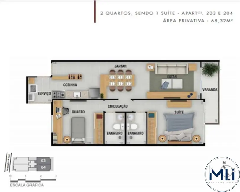 Apartamento com 2 quartos à venda, 73m2 em Tijuca, Rio De Janeiro - RJ - imagem 8 Foto 8 de Apartamento com 2 quartos à venda, 73m2 em Tijuca, Rio De Janeiro - RJ