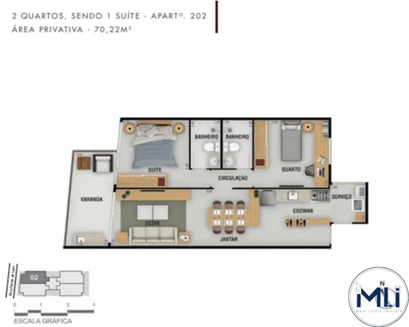 Apartamento com 2 quartos à venda, 73m2 em Tijuca, Rio De Janeiro - RJ - imagem 9 Foto 9 de Apartamento com 2 quartos à venda, 73m2 em Tijuca, Rio De Janeiro - RJ