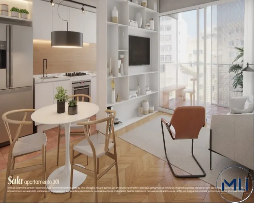 Foto 4 de Apartamento com 1 quarto à venda, 48m2 em Gávea, Rio De Janeiro - RJ