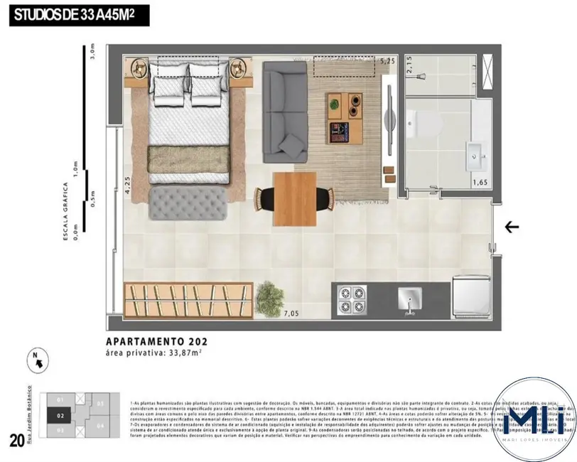 Foto 8 de Apartamento com 1 quarto à venda, 35m2 em Jardim Botânico, Rio De Janeiro - RJ