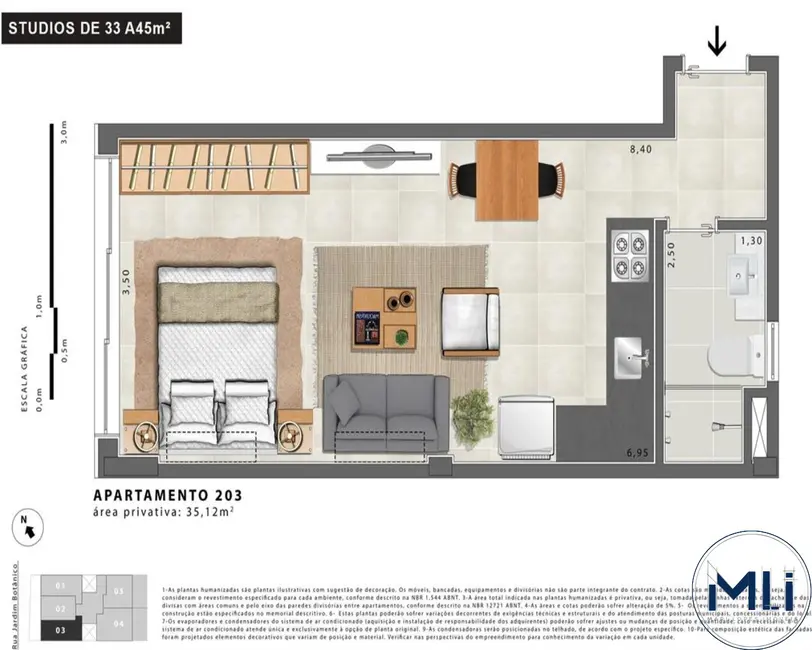 Foto 9 de Apartamento com 1 quarto à venda, 35m2 em Jardim Botânico, Rio De Janeiro - RJ