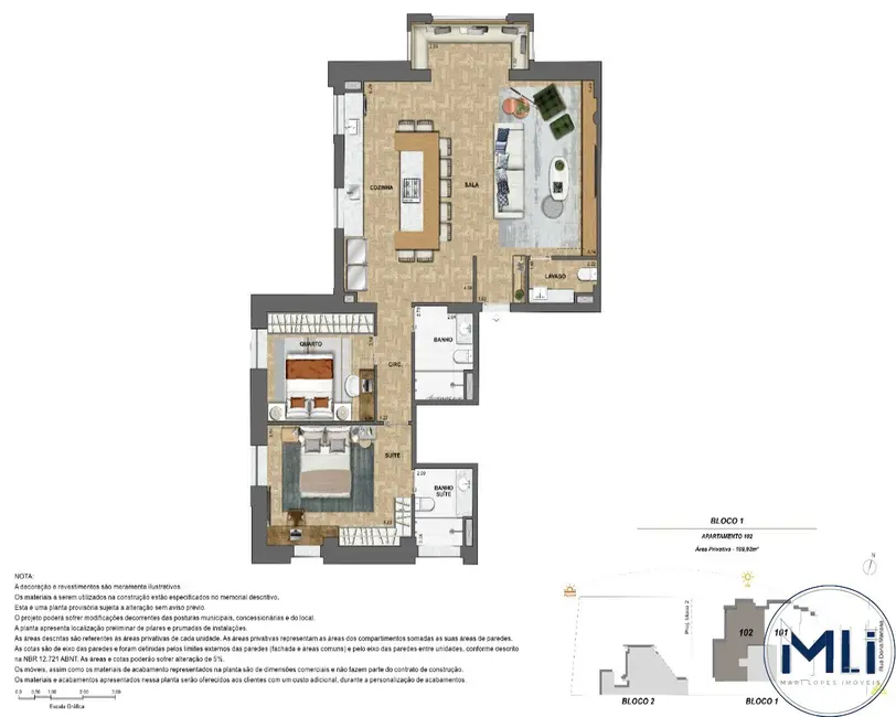 Foto 6 de Apartamento com 2 quartos à venda, 109m2 em Botafogo, Rio De Janeiro - RJ