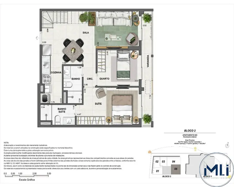 Foto 5 de Apartamento com 2 quartos à venda, 109m2 em Botafogo, Rio De Janeiro - RJ