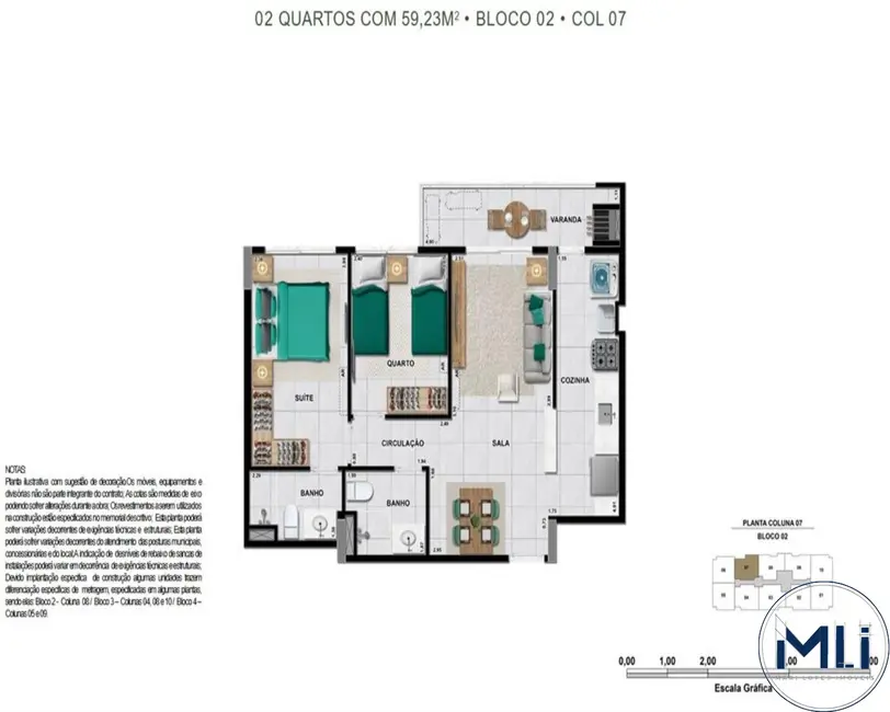 Apartamento com 2 quartos à venda, 62m2 em Freguesia (Jacarepaguá), Rio De Janeiro - RJ - imagem 8 Foto 8 de Apartamento com 2 quartos à venda, 62m2 em Freguesia (Jacarepaguá), Rio De Janeiro - RJ