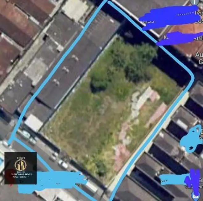 Foto 2 de Terreno / Lote à venda, 2000m2 em Praia Grande - SP