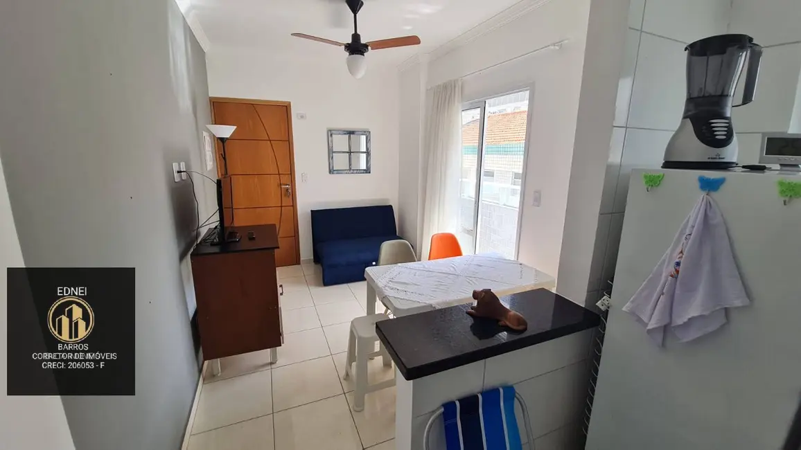 Foto 3 de Apartamento com 1 quarto à venda, 39m2 em Boqueirão, Praia Grande - SP
