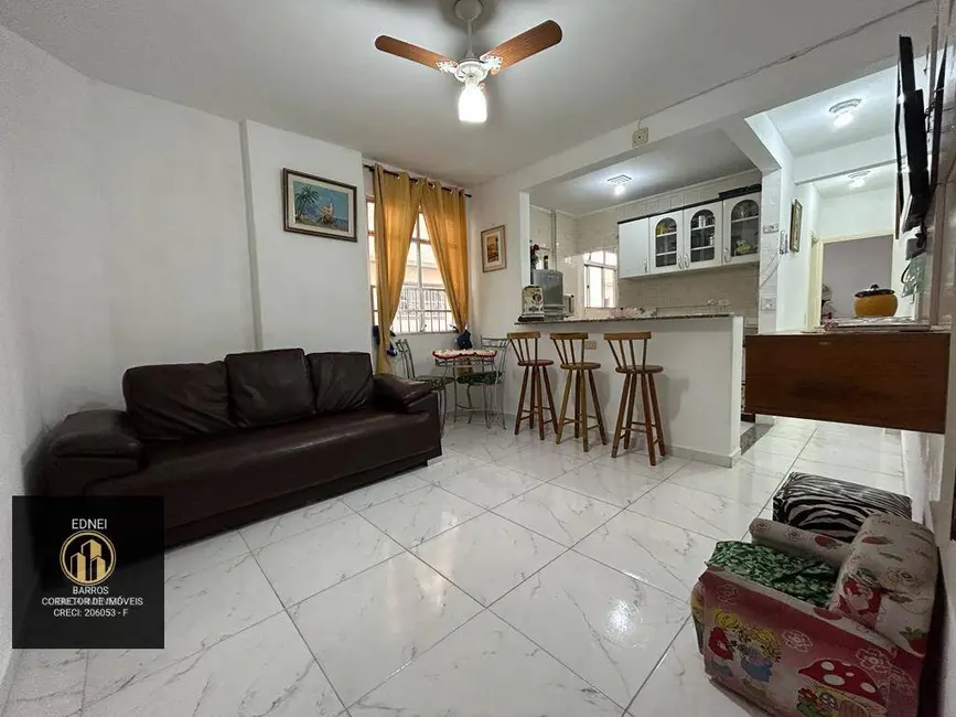 Foto 1 de Apartamento com 1 quarto à venda, 50m2 em Aviação, Praia Grande - SP