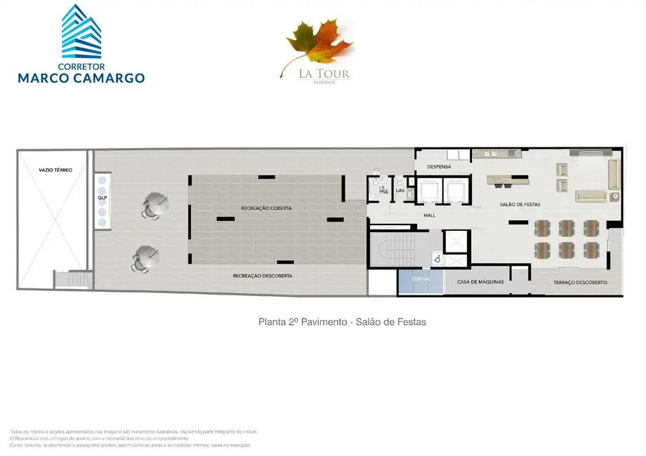 Foto 9 de Apartamento com 1 quarto à venda, 38m2 em Centro, Curitiba - PR