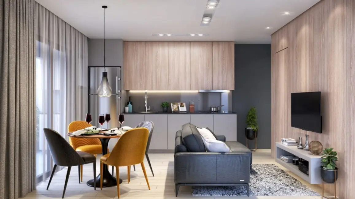 Apartamento com 1 quarto à venda, 29m2 em Capão da Imbuia, Curitiba - PR - imagem 6 Foto 6 de Apartamento com 1 quarto à venda, 29m2 em Capão da Imbuia, Curitiba - PR