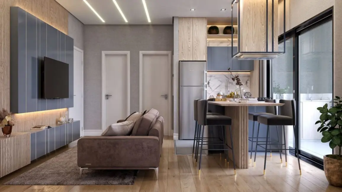 Foto 3 de Apartamento com 2 quartos à venda, 54m2 em Cidade Industrial, Curitiba - PR