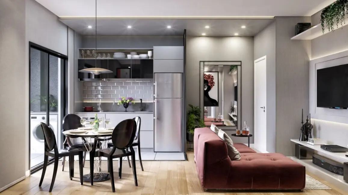 Foto 4 de Apartamento com 2 quartos à venda, 53m2 em Cidade Industrial, Curitiba - PR