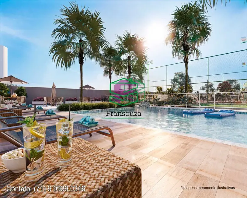 Foto 5 de Apartamento com 2 quartos à venda, 63m2 em Buraquinho, Lauro De Freitas - BA