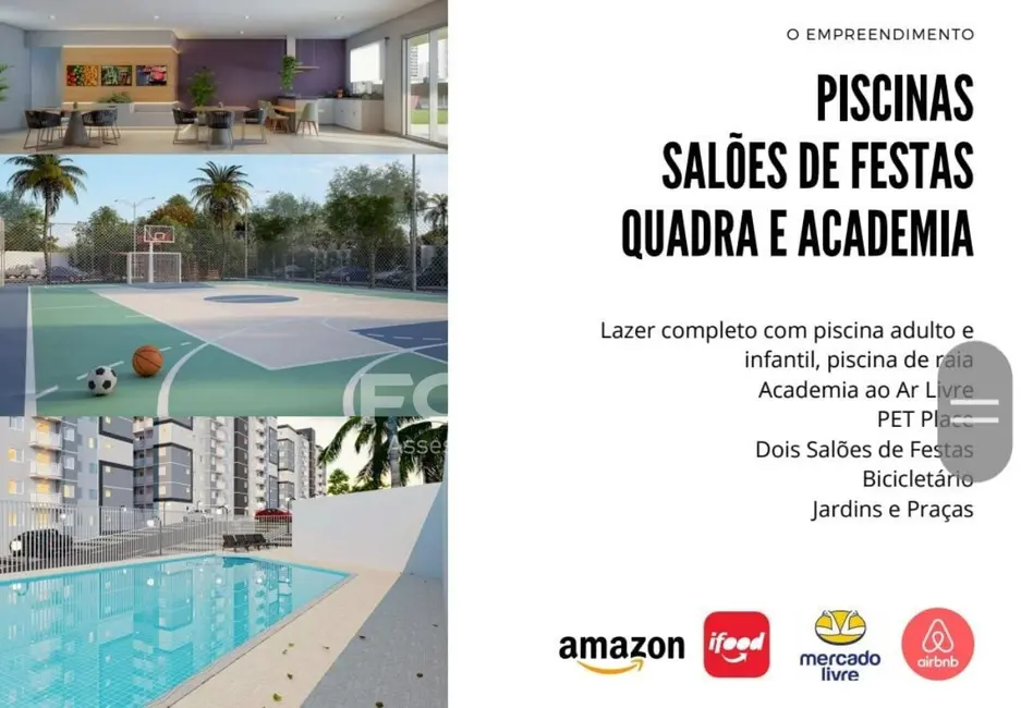 Foto 2 de Apartamento com 2 quartos à venda, 42m2 em Conjunto Habitacional Ana Paula, Mogi Das Cruzes - SP