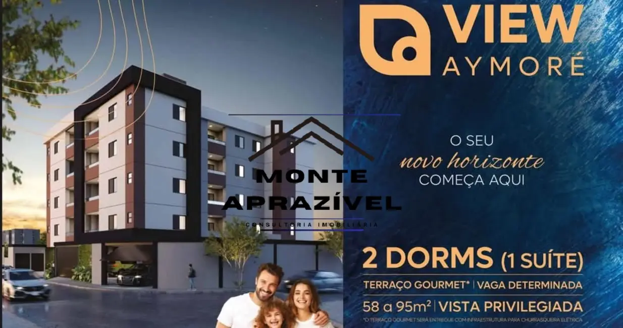 Foto 1 de Apartamento com 2 quartos à venda, 58m2 em Centro de Ouro Fino Paulista, Ribeirao Pires - SP