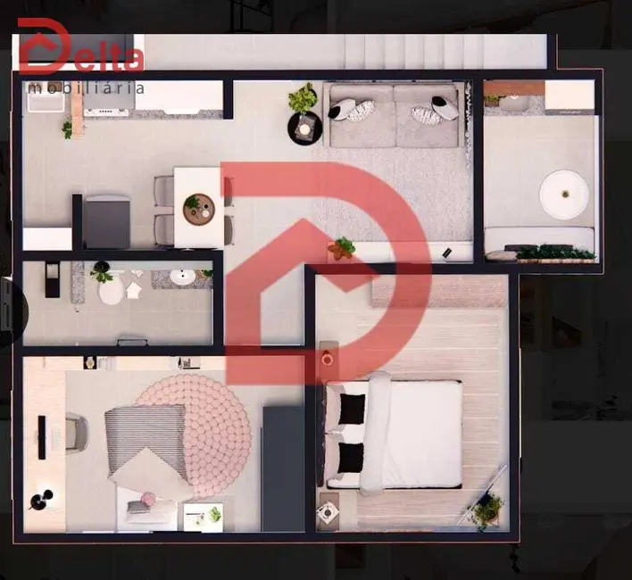 Foto 3 de Apartamento com 2 quartos à venda, 80m2 em Atibaia - SP