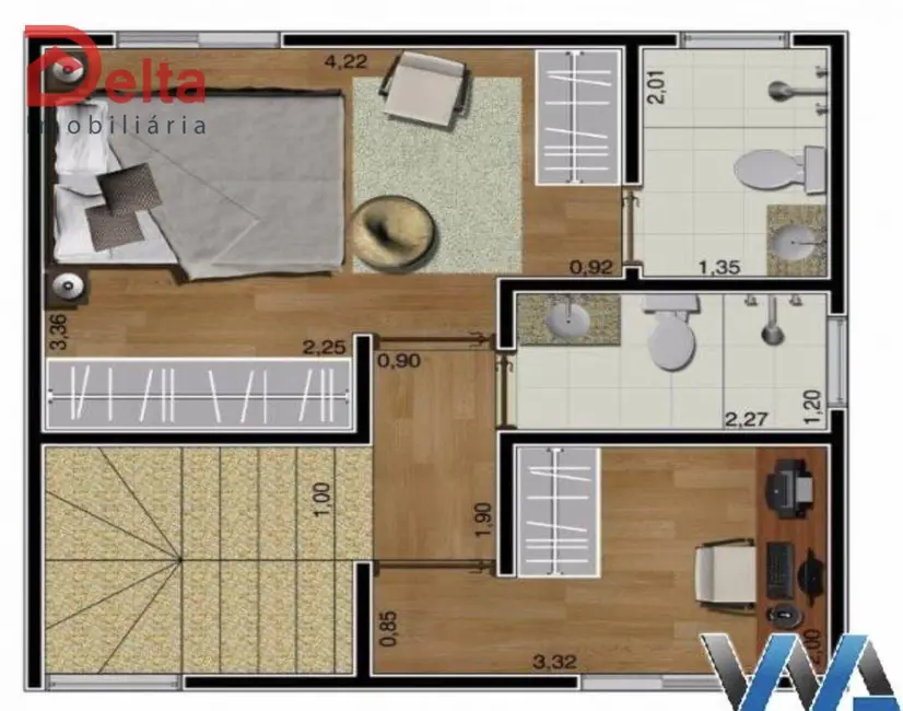 Foto 5 de Casa com 2 quartos à venda, 124m2 em Loteamento Vale das Flores, Atibaia - SP