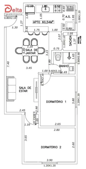 Foto 4 de Apartamento com 2 quartos à venda, 70m2 em Atibaia - SP