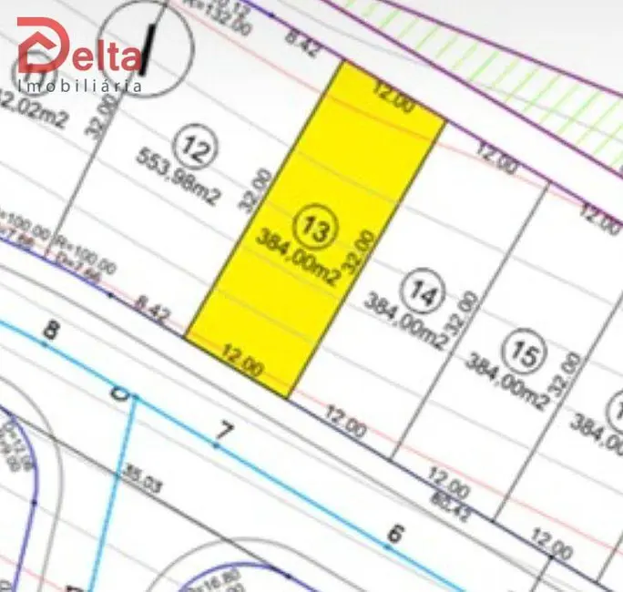 Foto 3 de Terreno / Lote à venda, 384m2 em Atibaia - SP