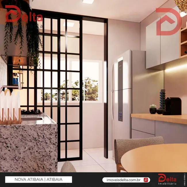 Foto 1 de Apartamento com 2 quartos à venda, 58m2 em Atibaia - SP