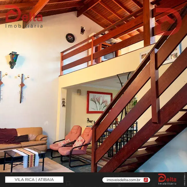 Foto 1 de Casa com 4 quartos à venda, 410m2 em Vila Rica, Atibaia - SP