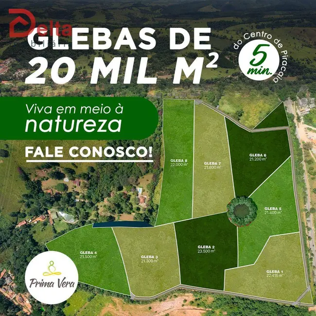 Foto 1 de Terreno / Lote à venda, 20000m2 em Piracaia - SP