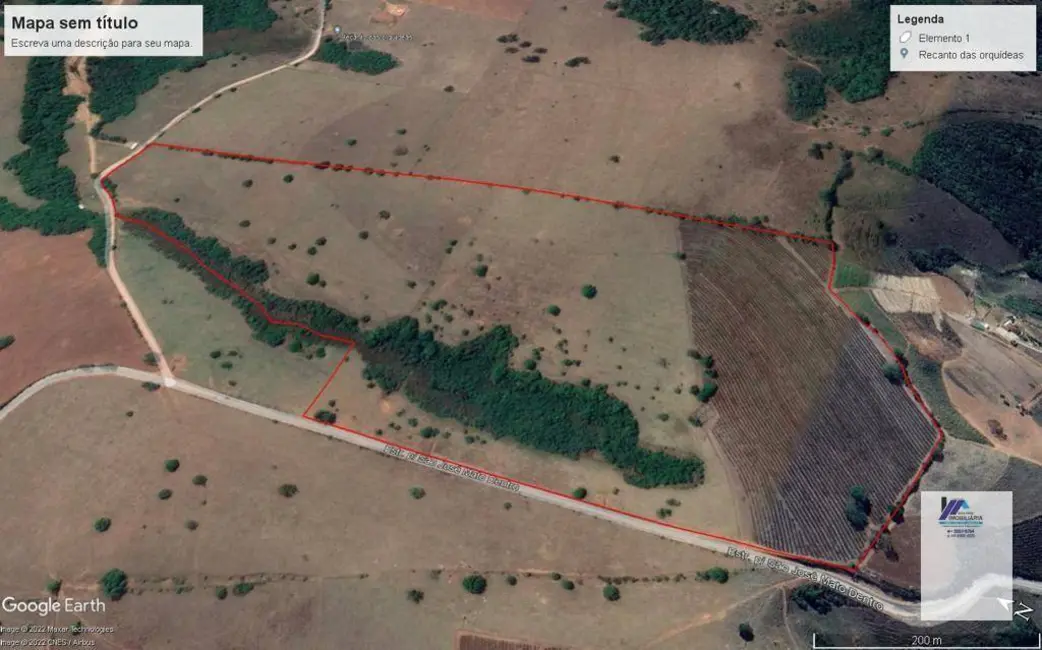 Foto 1 de Sítio / Rancho à venda, 532400m2 em Ouro Fino - MG