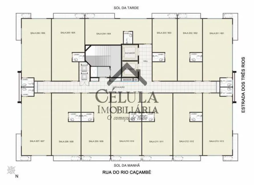 Foto 9 de Sala Comercial à venda, 28m2 em Rio De Janeiro - RJ