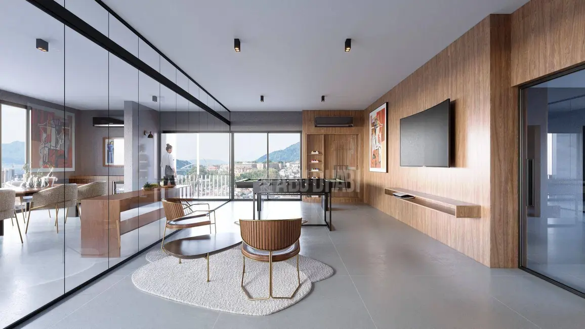 Foto 1 de Apartamento com 2 quartos à venda, 74m2 em Canto do Forte, Praia Grande - SP