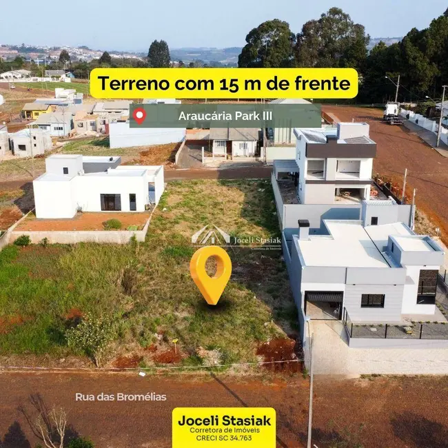 Foto 1 de Terreno / Lote à venda, 315m2 em Vitorino - PR