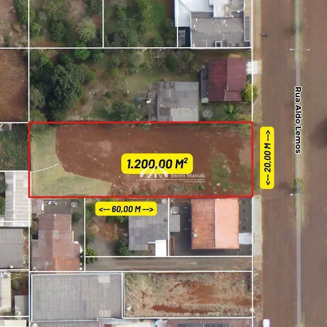 Foto 7 de Terreno / Lote à venda, 1200m2 em Sao Lourenco Do Oeste - SC