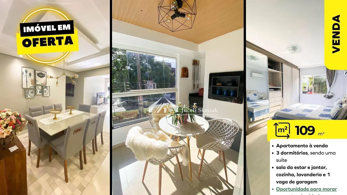 Foto 1 de Apartamento com 3 quartos à venda, 109m2 em Sao Lourenco Do Oeste - SC