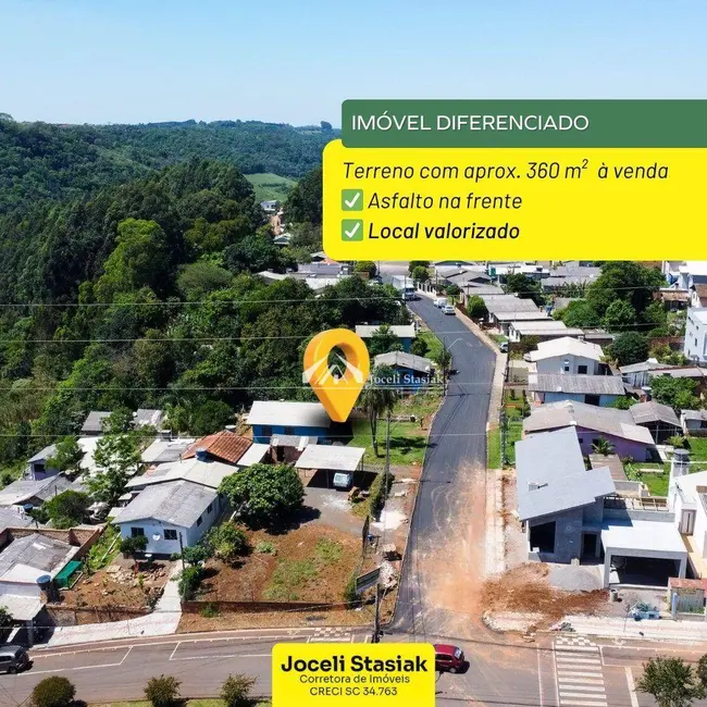 Foto 3 de Terreno / Lote à venda, 360m2 em Centro, Sao Lourenco Do Oeste - SC