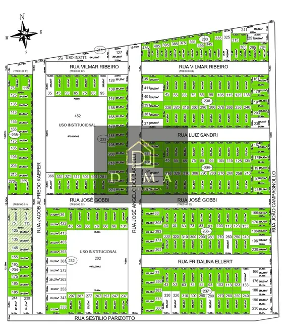 Foto 1 de Terreno / Lote à venda, 265m2 em São Francisco, Toledo - PR