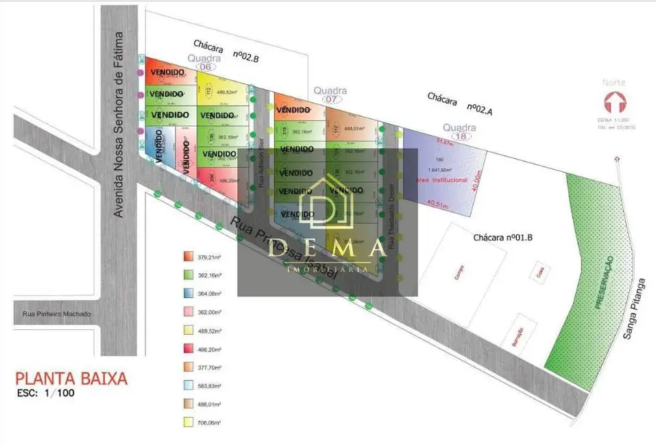 Foto 1 de Terreno / Lote à venda, 362m2 em Jardim Gisela, Toledo - PR