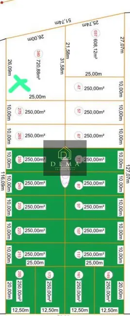Foto 1 de Terreno / Lote à venda, 720m2 em Jardim Coopagro, Toledo - PR