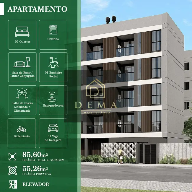 Foto 2 de Apartamento com 2 quartos à venda em Jardim Santa Maria, Toledo - PR