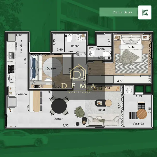 Apartamento com 1 quarto à venda em Jardim La Salle, Toledo - PR - imagem 7 Foto 7 de Apartamento com 1 quarto à venda em Jardim La Salle, Toledo - PR