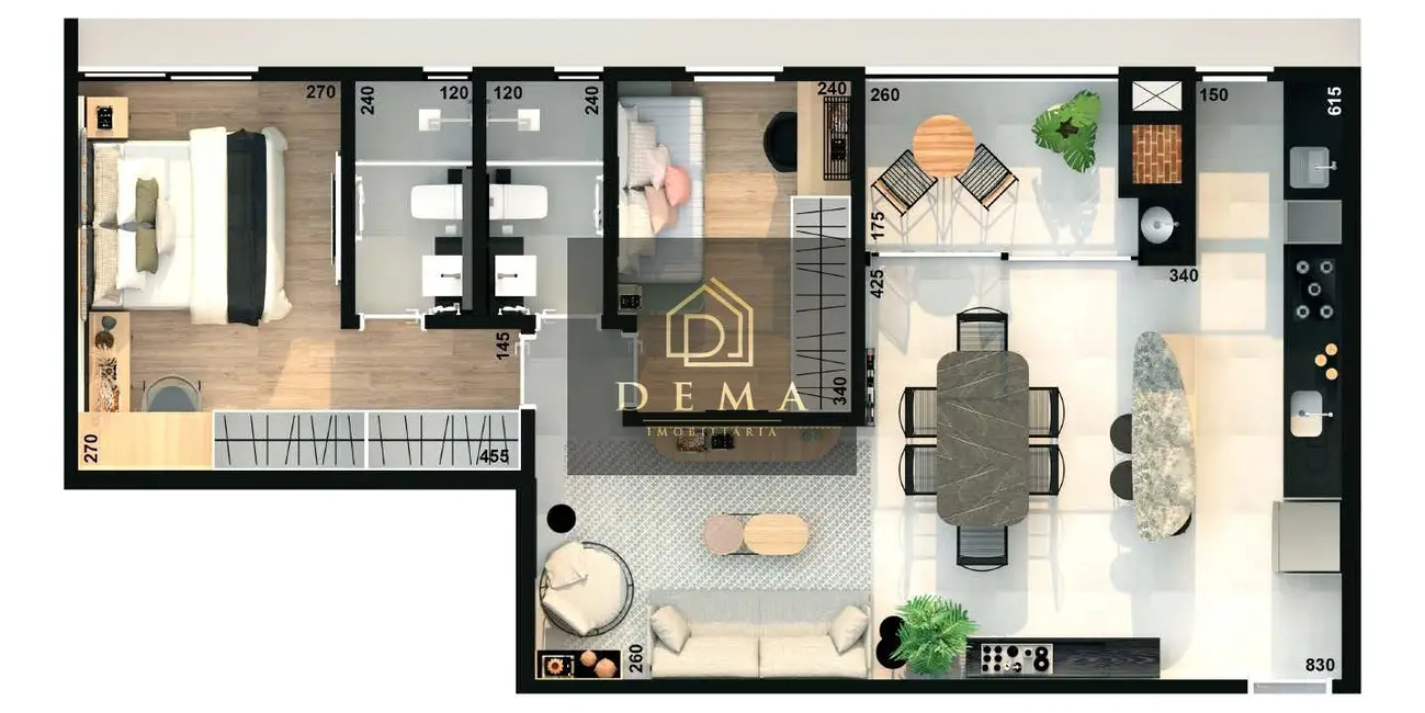 Apartamento à venda em Jardim Porto Alegre, Toledo - PR - imagem 3 Foto 3 de Apartamento à venda em Jardim Porto Alegre, Toledo - PR