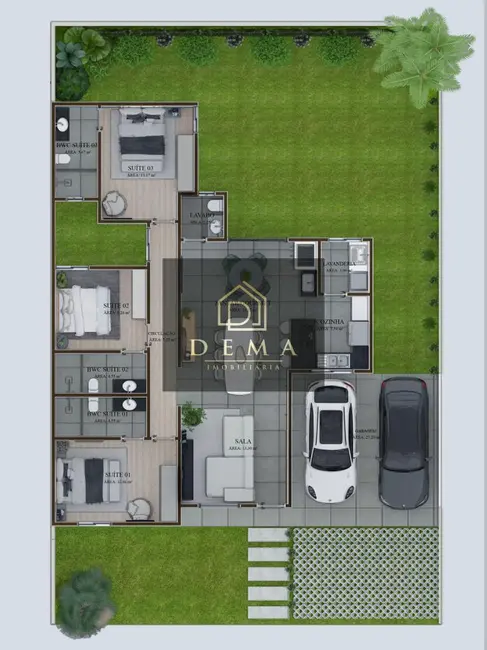 Foto 8 de Casa com 3 quartos à venda, 166m2 em Cascavel - PR