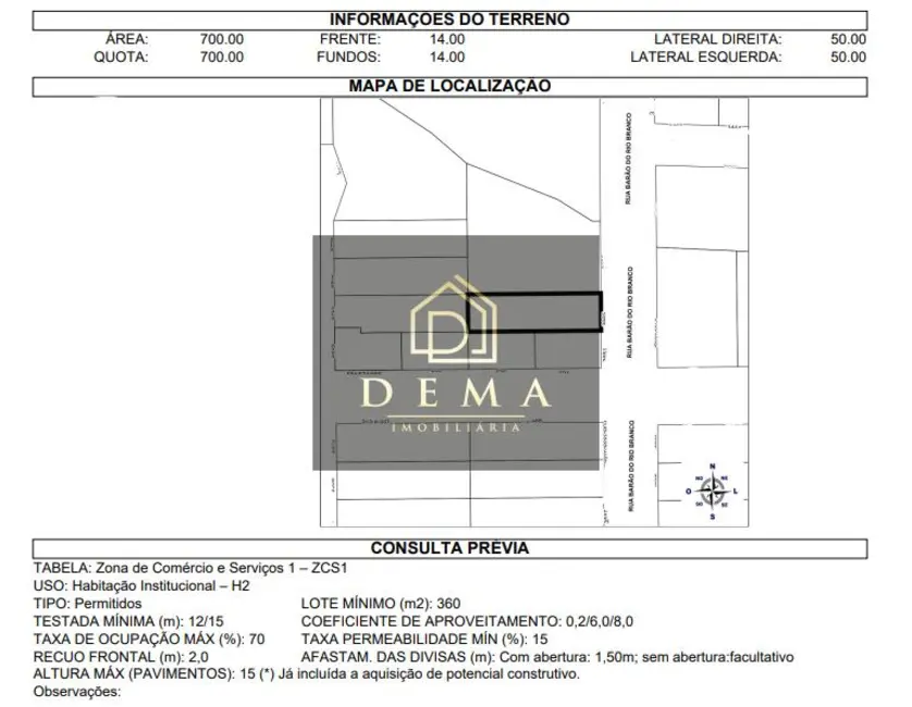 Terreno / Lote à venda, 700m2 em Vila Industrial, Toledo - PR - imagem 4 Foto 4 de Terreno / Lote à venda, 700m2 em Vila Industrial, Toledo - PR