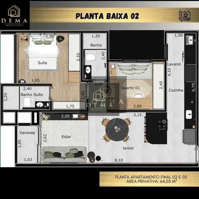 Apartamento com 1 quarto à venda em Jardim Gisela, Toledo - PR - imagem 4 Foto 4 de Apartamento com 1 quarto à venda em Jardim Gisela, Toledo - PR