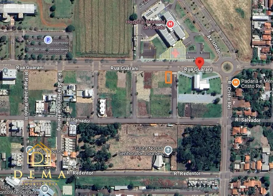 Foto 1 de Terreno / Lote à venda, 469m2 em Vila Becker, Toledo - PR