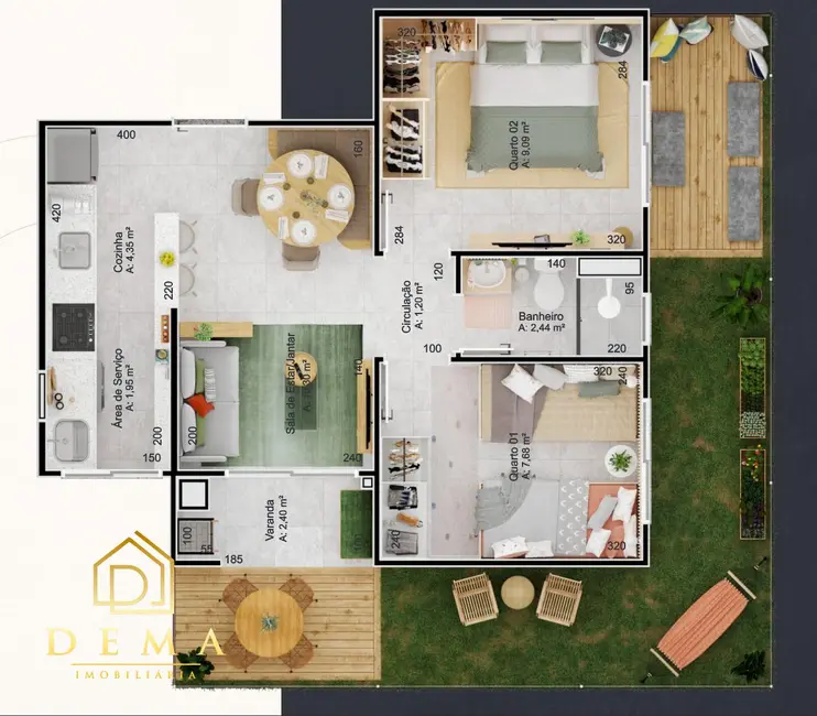Apartamento à venda, 16688m2 em Pinheirinho, Toledo - PR - imagem 15 Foto 15 de Apartamento à venda, 16688m2 em Pinheirinho, Toledo - PR
