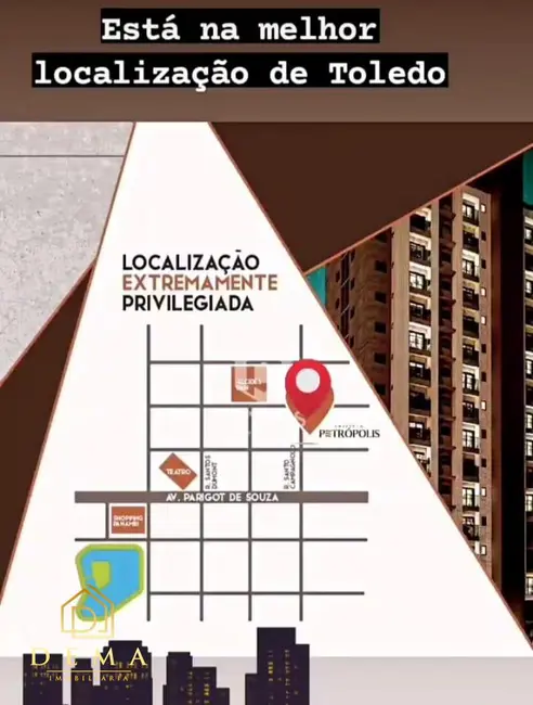 Apartamento com 1 quarto à venda, 79m2 em Vila Industrial, Toledo - PR - imagem 7 Foto 7 de Apartamento com 1 quarto à venda, 79m2 em Vila Industrial, Toledo - PR