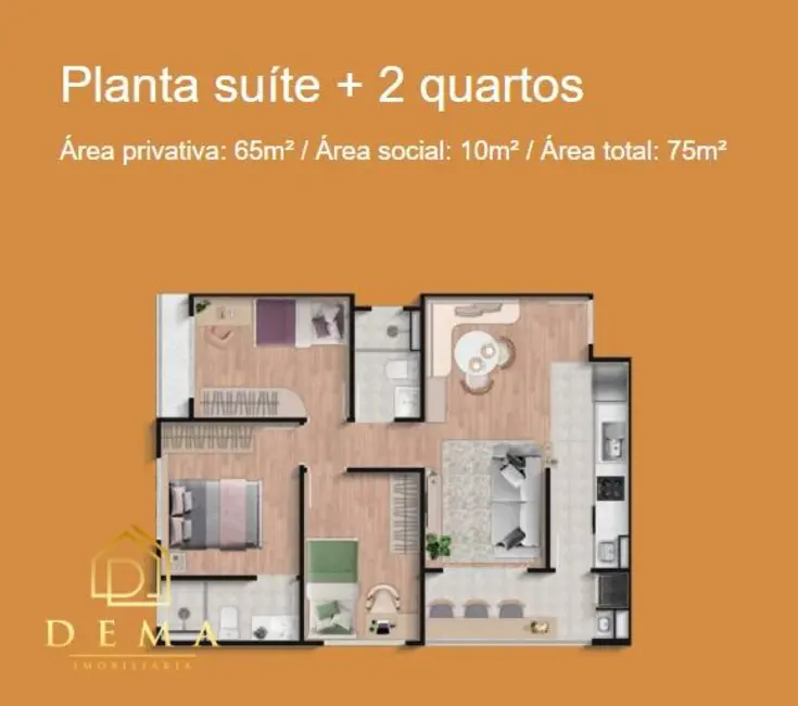 Apartamento à venda em Toledo - PR - imagem 3 Foto 3 de Apartamento à venda em Toledo - PR